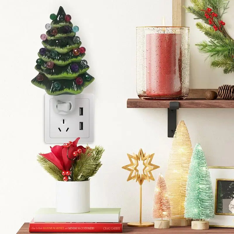 Magical Ceramic Christmas Tree Light