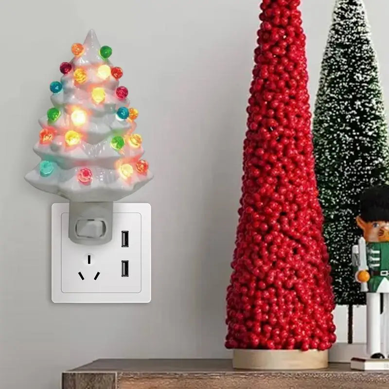 Magical Ceramic Christmas Tree Light